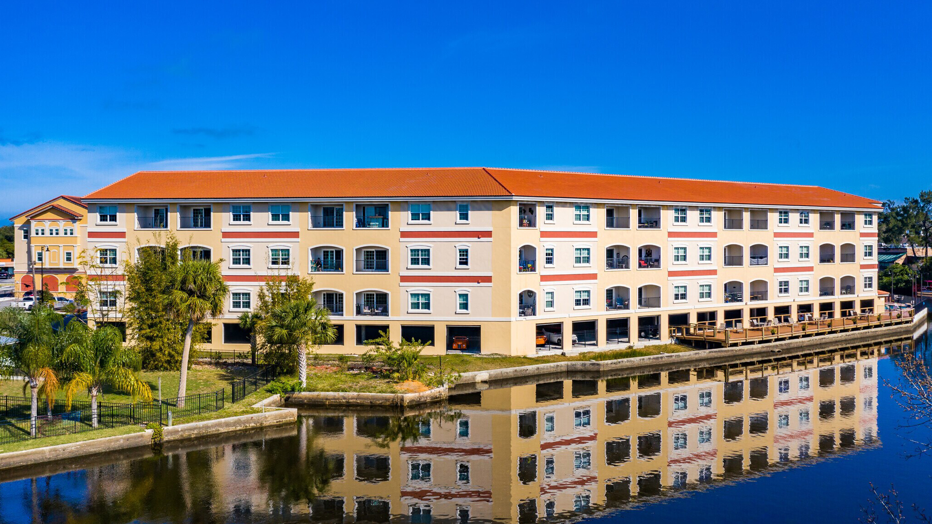 Aerial View of Apartments